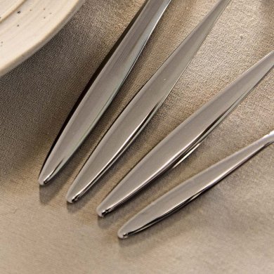 Набір столових приладів Homla LIVADI 24 шт Сріблястий 228066 фото - 6