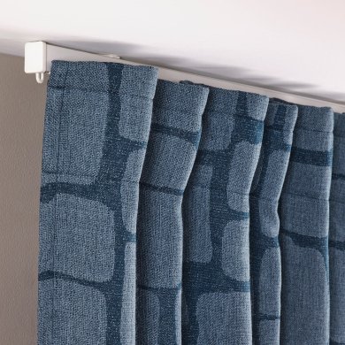 IKEA Штори LONNSTAVMAL 145x300 см 2 шт Синій (ИКЕА ЛОННСТАВМАЛ) 70551729 фото - 6