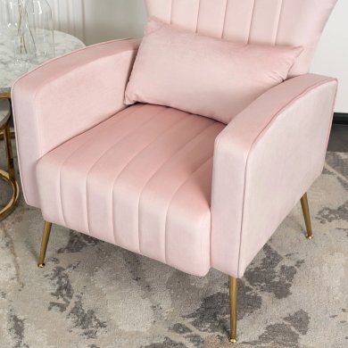 Кресло мягкое Mebel Elit DIANA Welur Розовый ME.DIANA/JR/ZL/V/FW фото - 12