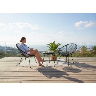 Комплект садових меблів Garden Line ACAPULCO  Чорний FAT3439 фото - 2