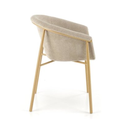 Обеденный стул Halmar K489 Бежевый - 4 Обеденный стул Halmar K489 Бежевый V-CH-K/489-KR-BEŻOWY фото - 4