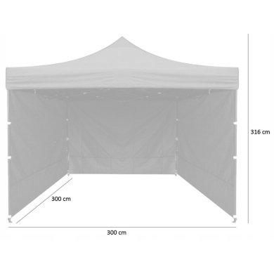 Садова альтанка Garden Line 3x3 м Синій NAM7458 фото - 8