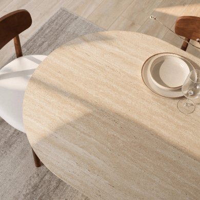 Обеденный стол Mebel Elit GIANNI Травертин ME.GIANNI/TRAW/O/S фото - 8