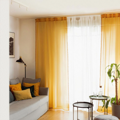 Тюль Homla ADI 140х250 см Горчичный 160946 фото - 8