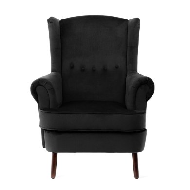 Крісло м'яке Homla FOSSBY Welur Чорний - 2 Крісло м'яке Homla FOSSBY Welur Чорний 213247 фото - 2