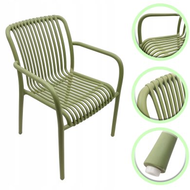 Садовий стілець Kontrast KP104 Зелений 5.90.21146 фото - 2
