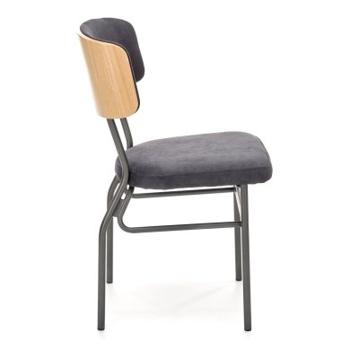 Обеденный стул Halmar Smart-KR Welur Черный V-PL-SMART-KR фото - 7