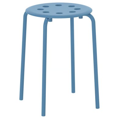 IKEA Табурет MARIUS Синий (ИКЕА МАРИУС) 50605238