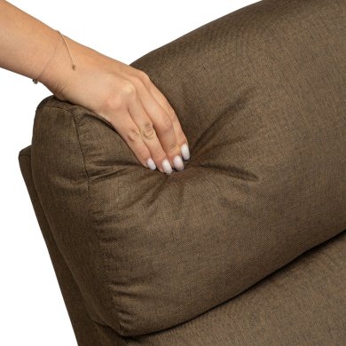 Кресло мягкое раскладное с реклайнером Mebel Elit COLTON Коричневый ME.COLTON/BR/T/FW фото - 13