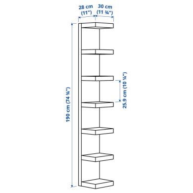 IKEA LACK (ИКЕА НЕДОСТАТОК) 00592870 фото - 3