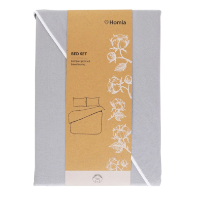 Комплект постільної білизни Homla BRAIVE 160x200 см Сірий 213487 фото - 2