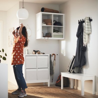 Стелаж KALLAX Білий - 6 IKEA Стелаж KALLAX Білий (ИКЕА КАЛЛАКС) 89442641 фото - 6