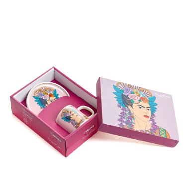 Чашка с блюдцем Homla FRIDA KAHLO 200 мл Принт - 6 Чашка с блюдцем Homla FRIDA KAHLO 200 мл Принт 226238 фото - 6