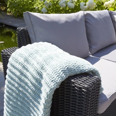 Садовий диван Keter CALIFORNIA 3 Графіт 252844 фото - 2