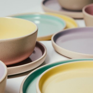 Обеденная тарелка Homla LABRA 26 см Фиолетовый 243158 фото - 8