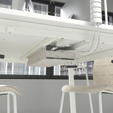 IKEA Основа для стола TROTTEN 140 см Белый 70544526 фото - 3