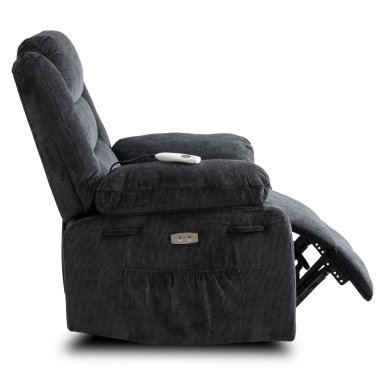 Кресло мягкое раскладное с реклайнером Mebel Elit JASPER Темно-серый ME.JASPER/CP/T/FW фото - 5