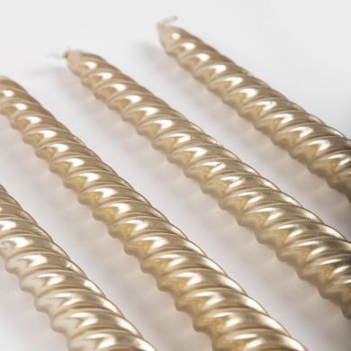 Набор свечей Homla TABLE CANDLES 25 см 4 шт Золотой 235783 фото - 3