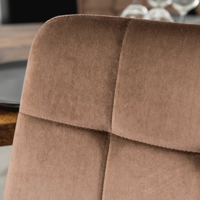 Обідній стілець Mebel Elit PERU Welur Коричневий - 8 Обідній стілець Mebel Elit PERU Welur Коричневий ME.PERU/BR/V/K фото - 8