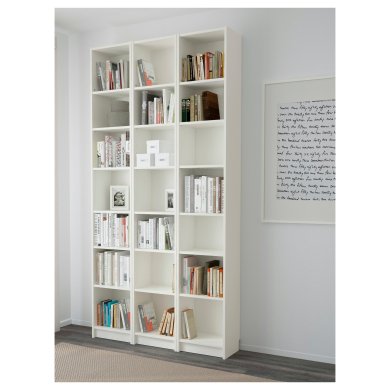 IKEA Стеллаж BILLY Белый (ИКЕА БИЛЛИ) 39017839 фото - 2