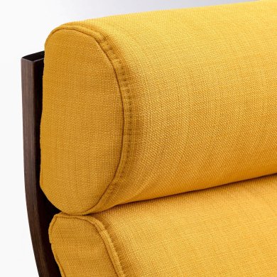 IKEA Крісло-качалка POANG Жовтий (ИКЕА ПОАНГ) 79387107 фото - 4