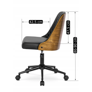 Офісне крісло Mebel Elit Alaska Чорний ME.ALASKA/CZ/E/FO фото - 5