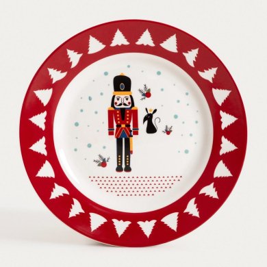 Набір тарілок Homla NUTCRACKER 12 шт Принт 242139 фото - 2