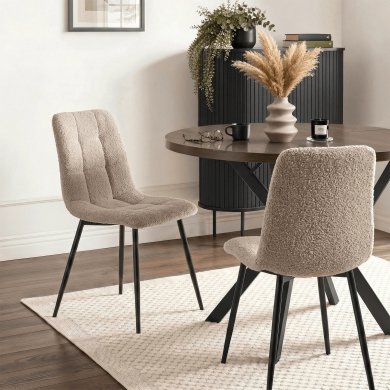 Обеденный стул Mebel Elit PASSO Boucle Коричневый ME.PASSO/BR/CZ/TB/K фото - 5