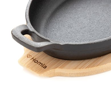 Сковорода з підставкою Homla ANDREAS 22x12 см | Чорний 214010 фото - 5