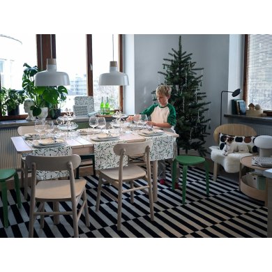 Раскладной обеденный стол RONNINGE Береза - 8 IKEA Раскладной обеденный стол RONNINGE Береза (ИКЕА РОННИНГ) 30507465 фото - 8