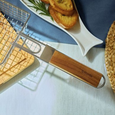 Корзина для барбекю Homla EASY GRILL 48х13х8 см Серебристый - 8 Корзина для барбекю Homla EASY GRILL 48х13х8 см Серебристый 230068 фото - 8