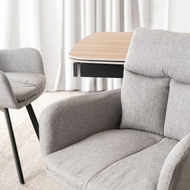 Обеденный стул поворотный Mebel Elit CORTADO Серый ME.CORTADO/P/CZ/T/K фото - 8