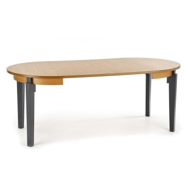 Раскладной обеденный стол Halmar SORBUS Черный V-PL-SORBUS-ST-DĄB_MIODOWY/GRAFITOWY фото - 2