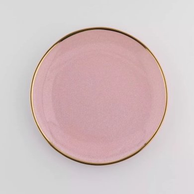 Тарелка Duka Siren 21 см | Лососевый / Золотой - 2 Тарелка Duka Siren 21 см | Лососевый / Золотой 1219813 фото - 2