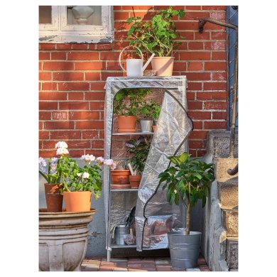 IKEA Стелаж з чохлом HYLLIS Сріблястий (ИКЕА ХИЛЛИС) 99291745 фото - 9