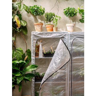 IKEA Стелаж з чохлом HYLLIS Сріблястий (ИКЕА ХИЛЛИС) 99291745 фото - 14