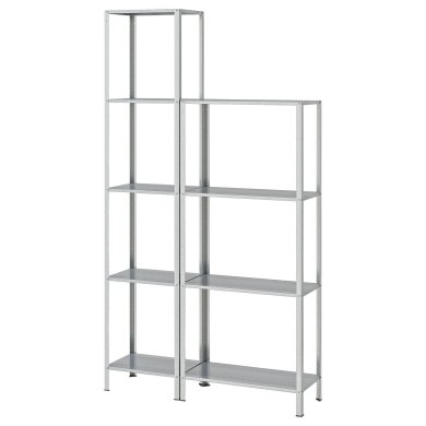 IKEA Стеллаж HYLLIS Серебристый (ИКЕА HYLLIS) 39401558
