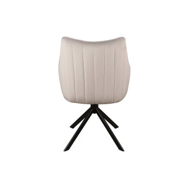 Обеденный стул поворотный Signal Azalia Velvet Светло-серый AZALIAVCJSZ фото - 3