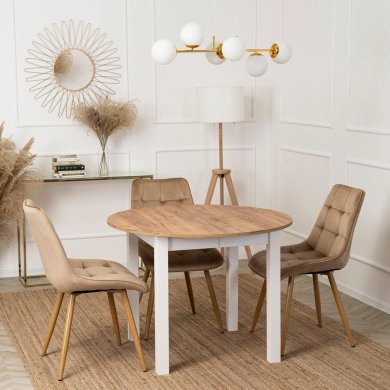 Розкладний обідній стіл Mebel Elit HARRY Дуб крафт B.HARRY/DC/B/S фото - 7