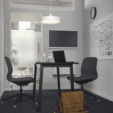 Письменный стол MITTZON Черный - 3 IKEA Письменный стол MITTZON Черный (ИКЕА МИЦОН) 39532998 фото - 3