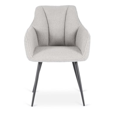 Обідній стілець Mebel Elit NAWARA Boucle Сірий ME.NAWARA/P/CZ/TB/K фото - 2