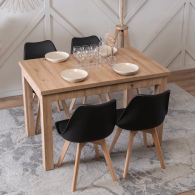 Раскладной обеденный стол Mebel Elit SKUBI Дуб артизан - 8 Раскладной обеденный стол Mebel Elit SKUBI Дуб артизан W.SKUBI/DA/S фото - 8