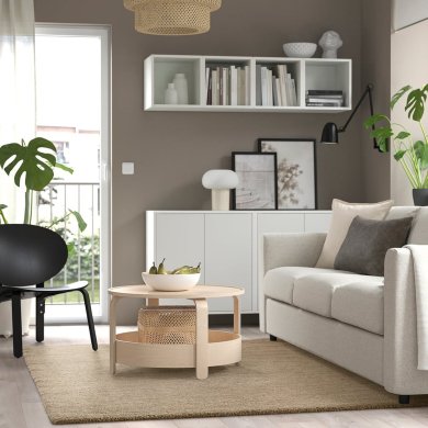 Килим STOENSE 170x240 см Бежевий - 4 IKEA Килим STOENSE 170x240 см Бежевий (ИКЕА СТОЭНС) 10607668 фото - 4