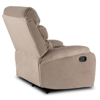 Крісло м'яке розкладне з реклайнером Mebel Elit KOBE Welur Бежевий ME.KOBE/BZ/V/FW фото - 7