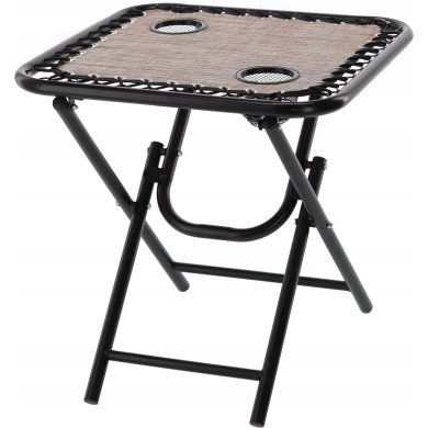 Складаний туристичний стіл Garden Line 50 см Коричневий LEZ2746 фото - 2