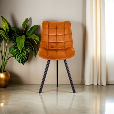 Обідній стілець Halmar K-332 Welur Кориця V-CH-K/332-KR-CYNAMONOWY фото - 10