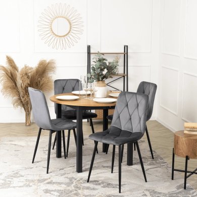 Розкладний обідній стіл Mebel Elit KANTE Дуб - 6 Розкладний обідній стіл Mebel Elit KANTE Дуб ME.KANTE/D/CZ/S фото - 6