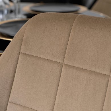 Обідній стілець Mebel Elit IRYS Welur 2 Бежевий - 8 Обідній стілець Mebel Elit IRYS Welur 2 Бежевий ME.IRYS/BZ/ZL/V/K фото - 8