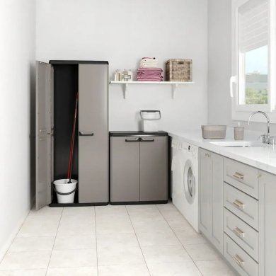 Садовый шкаф Keter/Kis PIU LOW CABINET Серый 241542 фото - 5