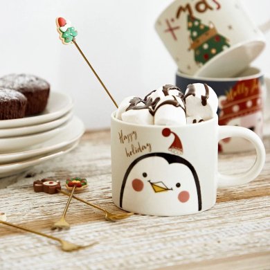 Набор столовых приборов Homla BONYA 4 шт Золотой 224666 фото - 4